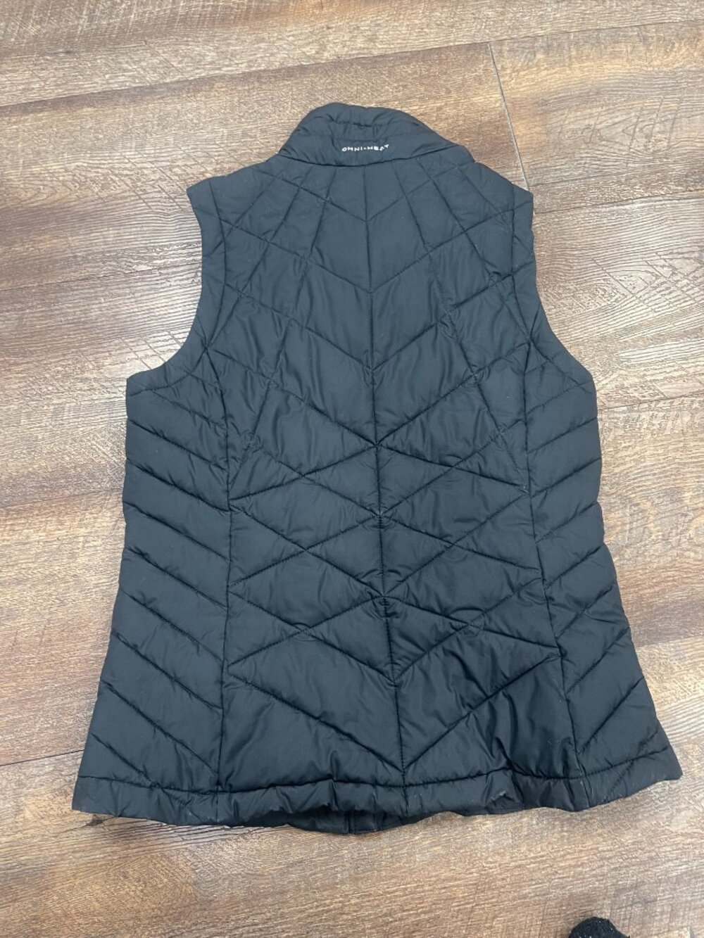Columbia Omni-Heat Black Quilted Insulated Vest Medium - Picture 7 of 8